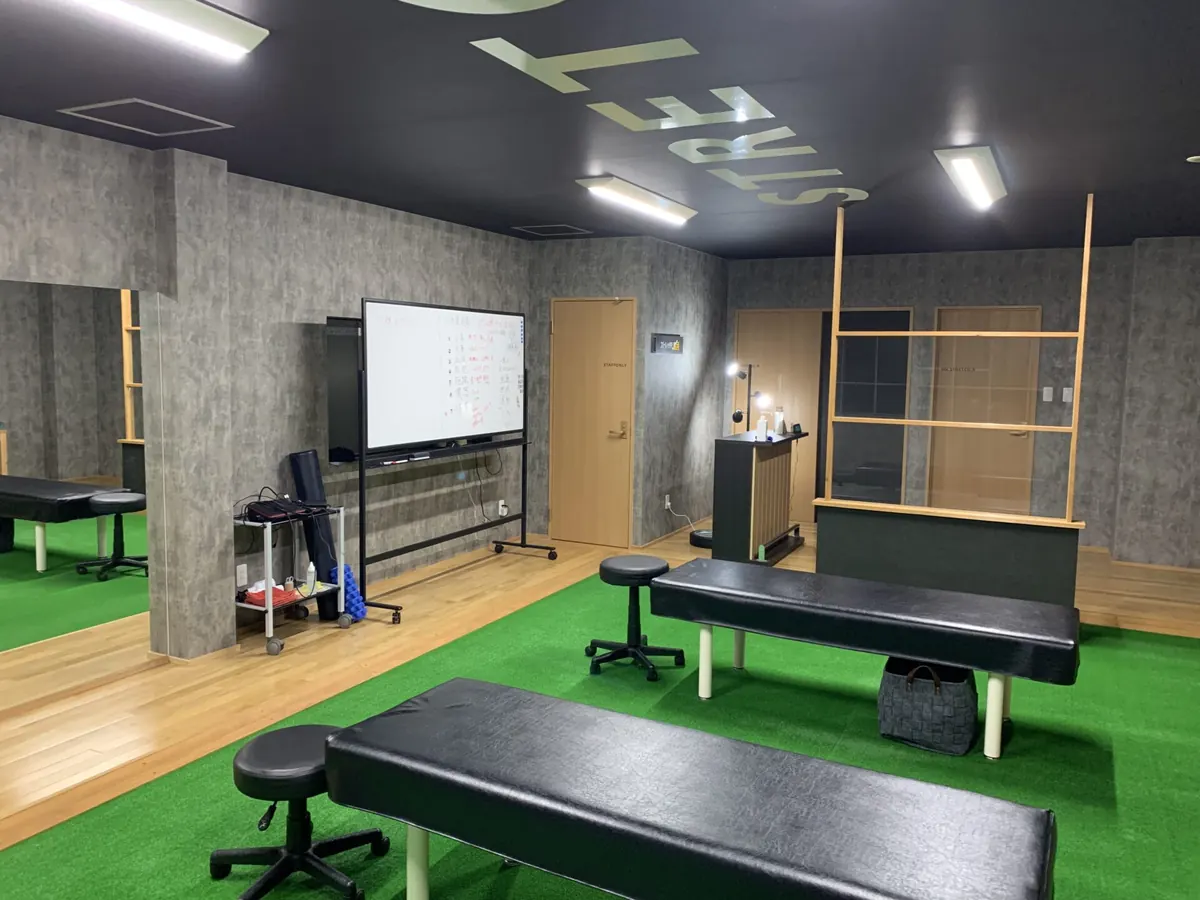 愛媛県松山市のストレッチ専門店、ストレッチLIFEのストレッチスペース